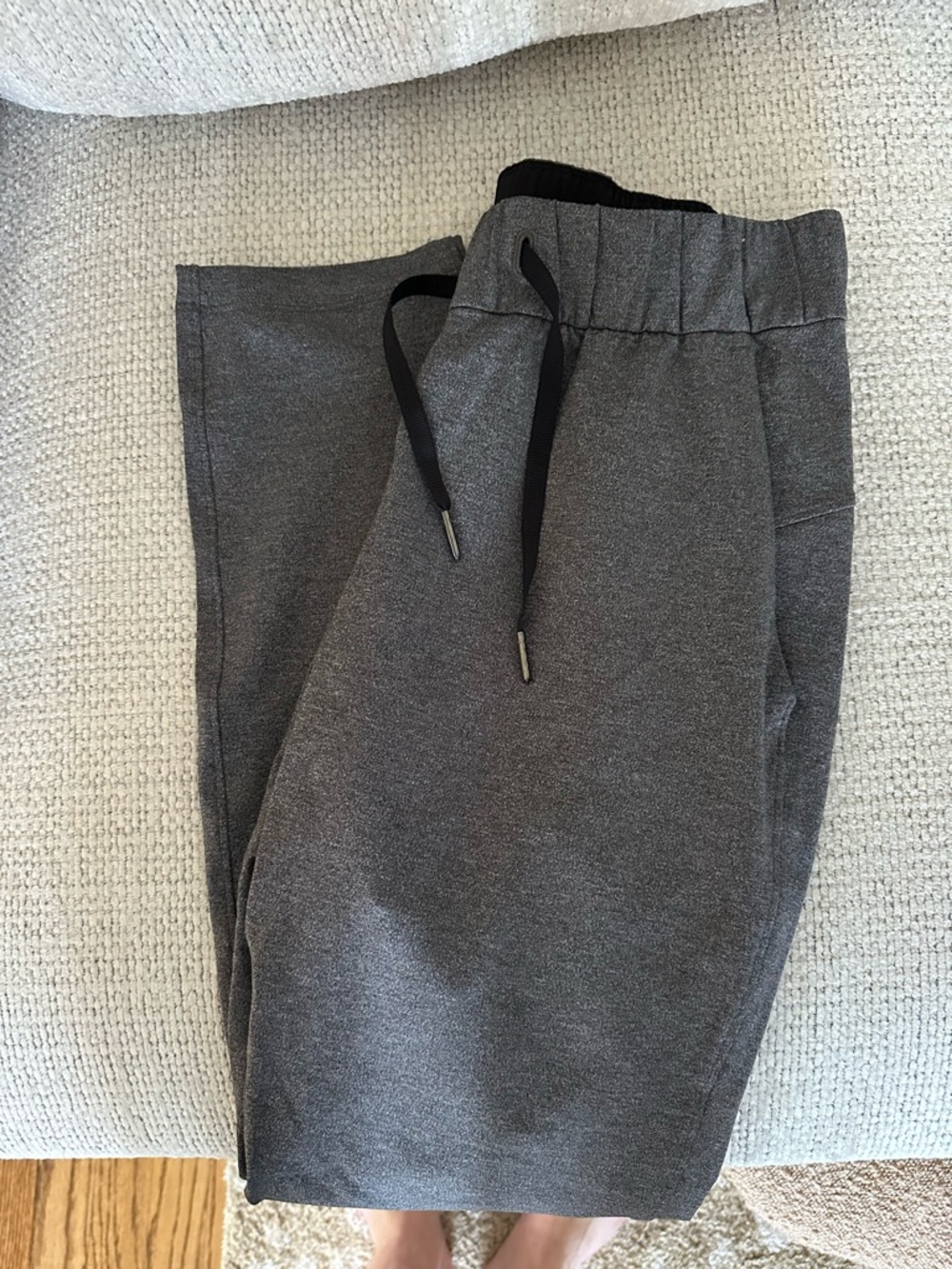 lululemon athletica Black and Charcoal Gray Jogger Pants